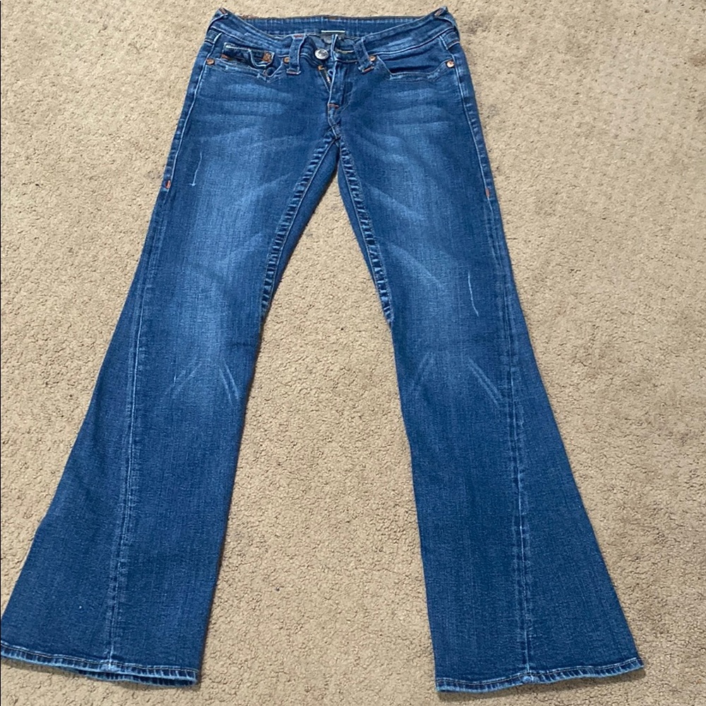 Women's Blue Flared Jeans
